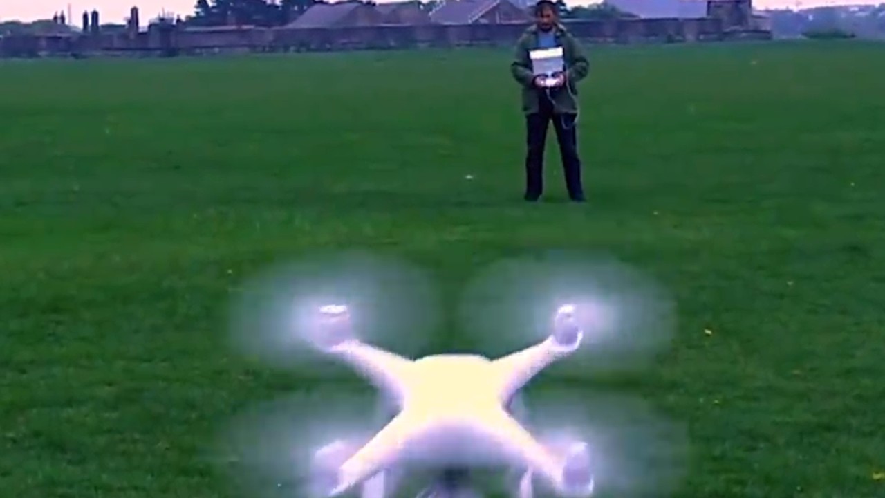 Drone show crash